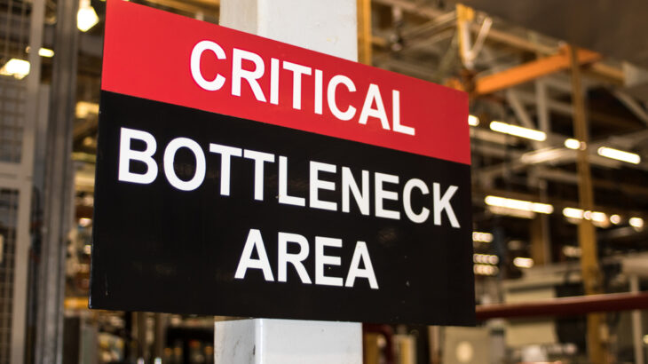 工場の生産性向上にはボトルネックを見つけて改善するのが大事！